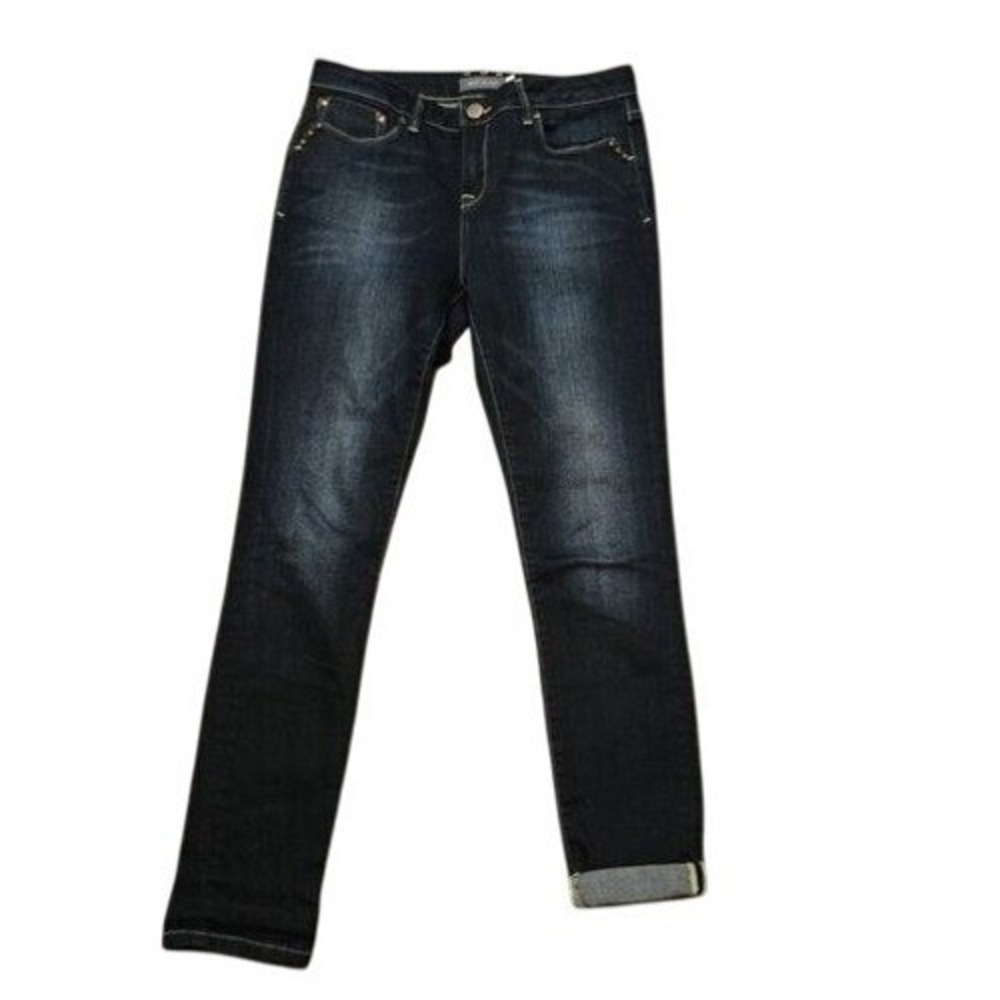 Mint Velvet NWOT Love Me Tender Dark Wash Studded Skinny Jeans Indigo 12R
